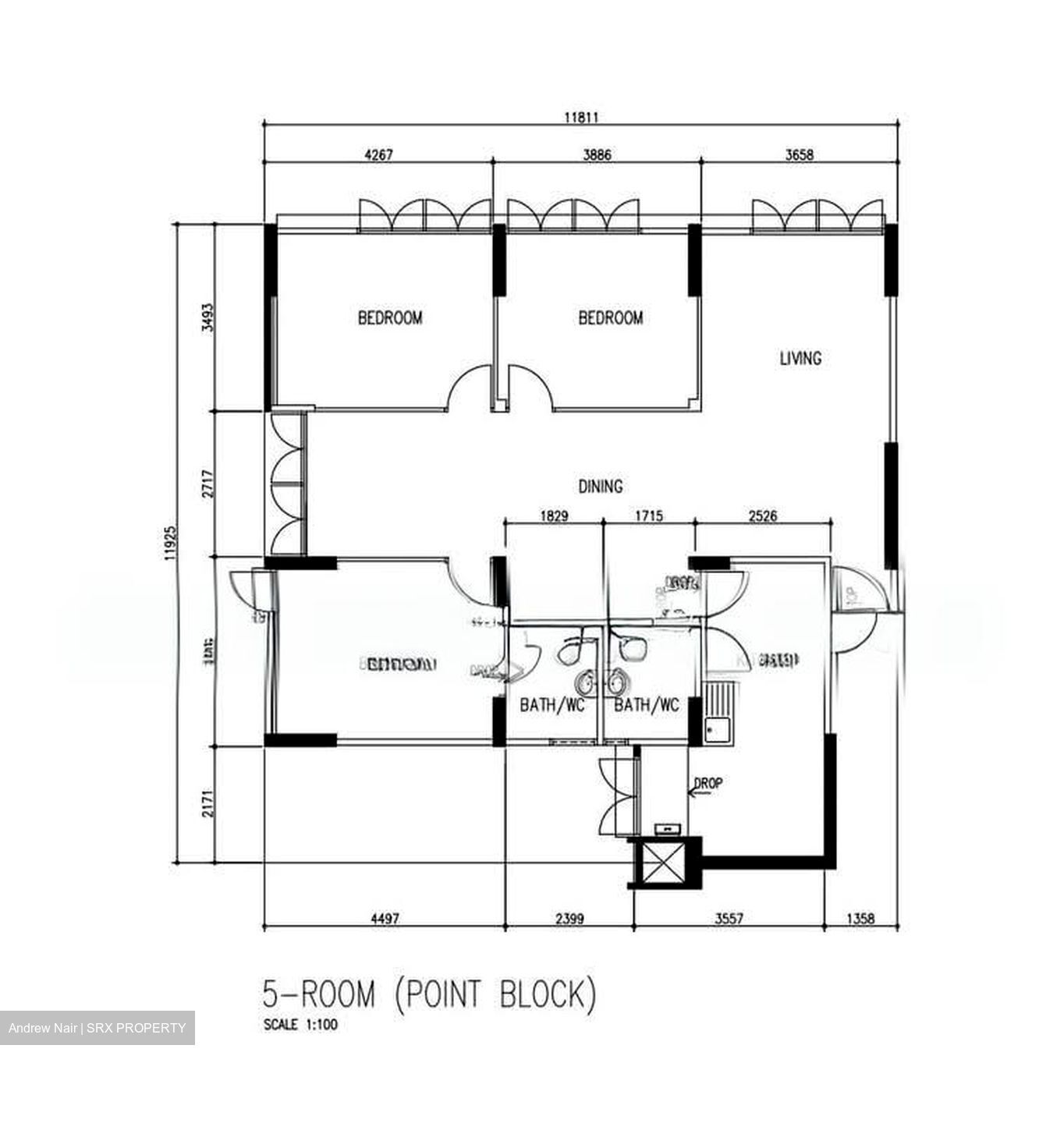 Blk 50 Sims Drive (Geylang), HDB 5 Rooms #580399811